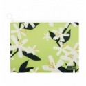 Папка-конверт А4 на zip-молнии, PLUMERIA ARABESKI, полупрозрачная, салатовая, BM.3948-15