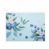 Папка-конверт А4 на zip-блискавці, BLUEBERRY ARABESKI, напівпрозора, морська хвиля, BM.3948-17