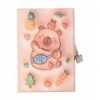 Блокнот із замком CAPYBARA, А5, 80 арк., клітинка, Soft PU обкладинка, асорті, KIDS Line, ZB.700002