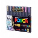 Набір маркерів uni POSCA Metallic Color, 1,8-2,5мм, 8 шт, PC-5M METALLIC COLOR 8C