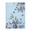 Папка А5 на резинках, BLUEBERRY ARABESKI, полупрозрачная, морская волна, BM.3907-17