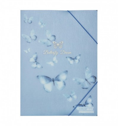 Папка А4 на гумках, SKY ARABESKI, напівпрозора,електрик, BM.3908-45