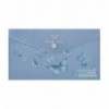 Папка-конверт DL на кнопке, SKY ARABESKI, полупрозрачная, электрик, BM.3952-45