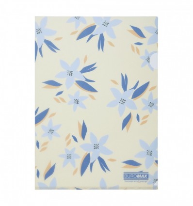 Папка-уголок А4, MYOSOTIS ARABESKI, полупрозрачная, маренго, BM.3854-53