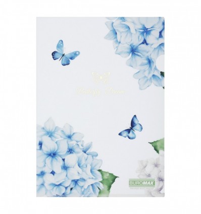 Папка-кутик А4, MYSTERY ARABESKI, напівпрозора, прозора, BM.3854-00