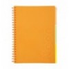 Тетрадь на пружине NEON, А4 (210x297), 120 л, клетка, оранжевая, BM.24349911-11