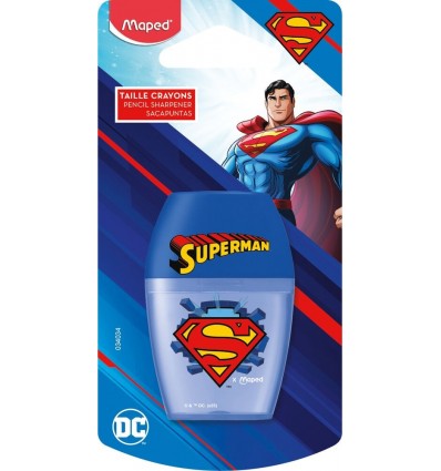 Чинка для карандашей SUPERMAN MP.034034, 1 отв., блистер