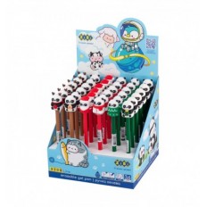 Ручка гелевая Пиши-стирай, Christmas Panda ZB.2231, 0,5 мм, синяя