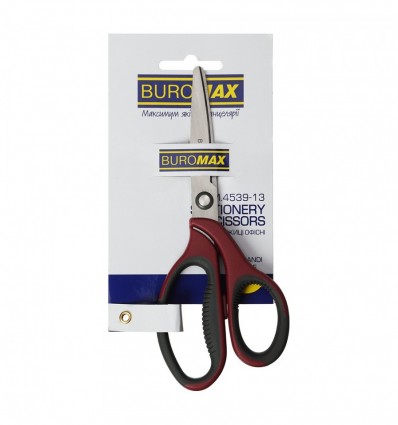 Ножиці офiсні, 180мм, MORANDI STYLE BM.4539-13, бордові