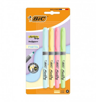 Текст-маркер "Grip" bc964859, 4шт блистер