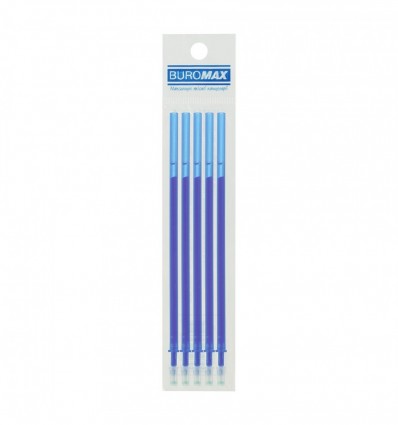 Комплект стрижнів для ручки "Пиши-стирай" OPTIMAL BM.8008-01, синій, 5 шт. в блістері