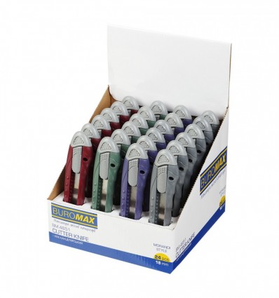 Нож канцелярский MORANDI STYLE BM.4651, ассорти 18мм