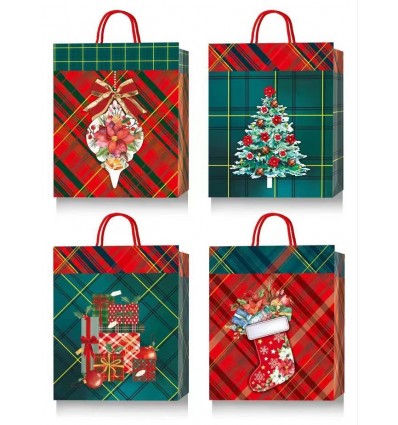 Пакет бумажный подарочный, S:18х23х8см, глитер и 3D фигура BM.2000176, BM.2000176