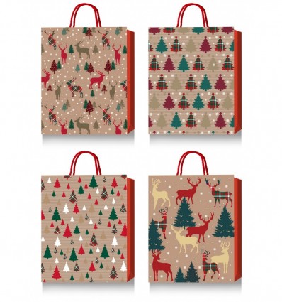 Пакет паперовий подарунковий, L:31х42х12см, тиснення фольгою BM.2000164, BM.2000164