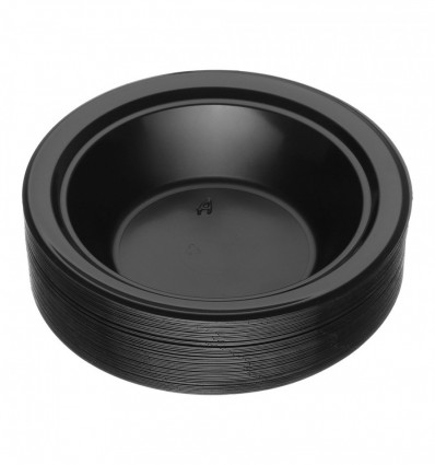 Миска одноразова, чорна Преміум, 350мл, 11.4г 50шт/уп EuroStandart BUROCLEAN, 1080123