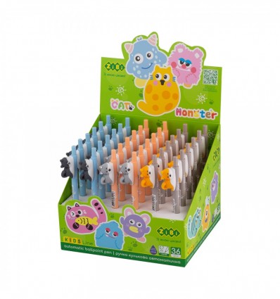 Ручка шариковая автоматическая, Huskie ZB.2111, 0,7 мм, синя