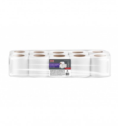 Туалетная бумага целлюлозная Comfort 2-х слой., 20 м, 10 шт/уп, белая PRO SERVICE, pr.33700700