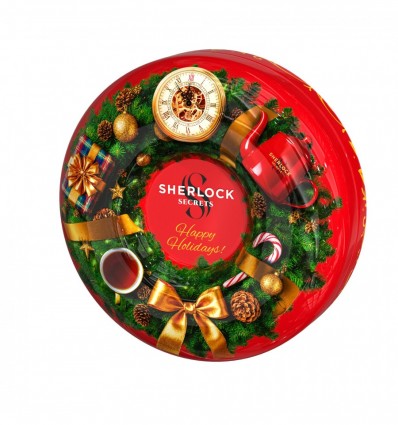 Чай чорний листовий 80г "Happy Holidays", Sherlock Secrets, shs.07147