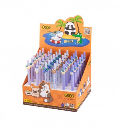 Ручка кулькова автоматична, Sweeties, 0,7 мм, синя