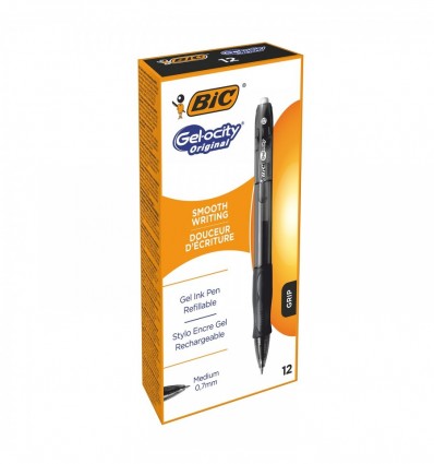 Ручка гелевая автоматическая, "Джелосити Ориджинал" bc526275, черная