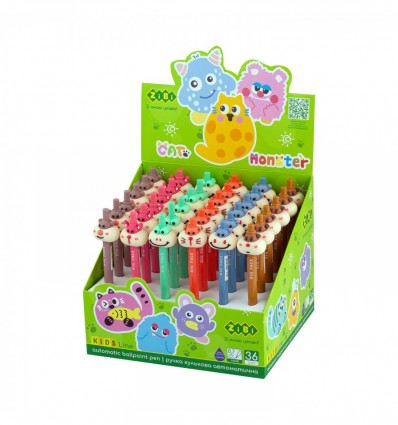 Ручка шариковая автоматическая, Smilie ZB.2115, 0,7 мм, синяя