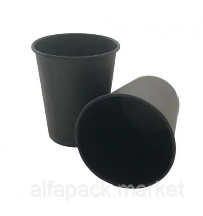 Стакан паперовий 110 мл, Total BLACK 50 шт/уп, CUP110BL