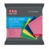 Серветки з мікрофібри для скла, 4 шт., мікс кольорів (28уп/ящ) PRO SERVICE, pr.18303650