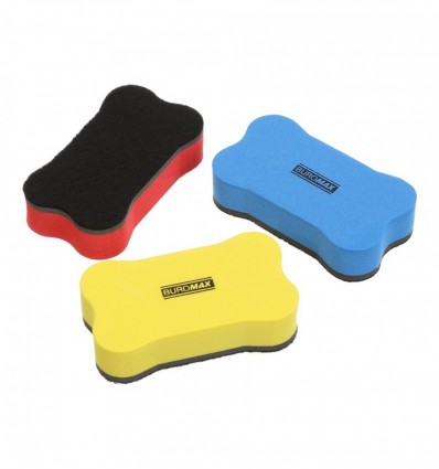 Губка магнитная для сухой очистки маркерной доски с магнитом BM.0075, синий