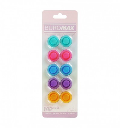 Комплект магнитов ПАСТЕЛЬ BM.0035, 10 шт *20 мм