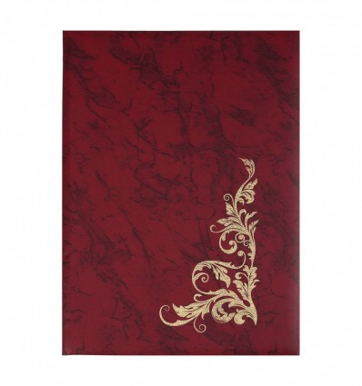 Папка "Узор" BM.3575-13, А4+, балокрон, бордо