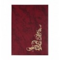 Папка "Узор" BM.3575-13, А4+, балокрон, бордо