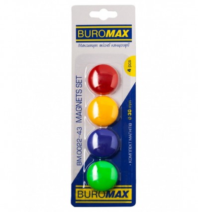Комплект магнітів BM.0022-43, 30 мм, по 4 шт. в упаковці