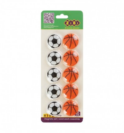 Комплект магнитов МЯЧИК ZB.4930, 10 шт *30 мм