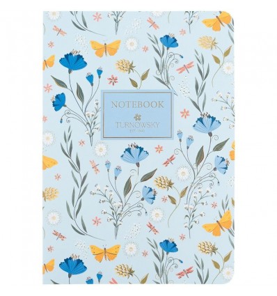 Книга записна Axent Secret Garden 3 8700-19-A-TR, A5, 80 аркушів, клітинка