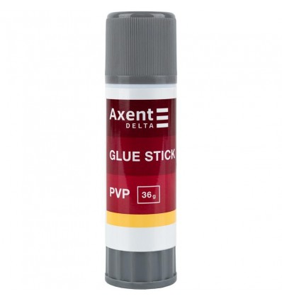 Клей-карандаш PVP Axent Delta D7139, 36г