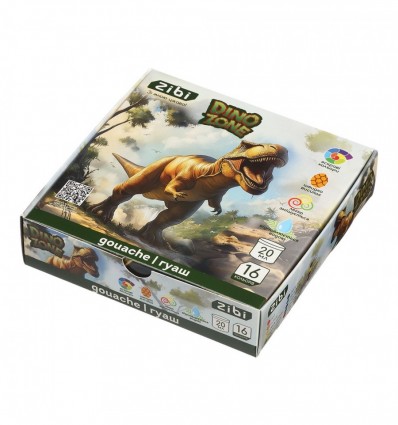 Гуаш DINO 16 кольорів х 20мл, в карт.коробці