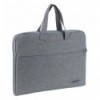Сумка для документів текстильна Axent 1632-01-A, А4, 1 відділ, світло-сіра