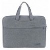 Сумка для документов текстильная Axent 1632-01-A, А4, 1 отдел, светло-серая
