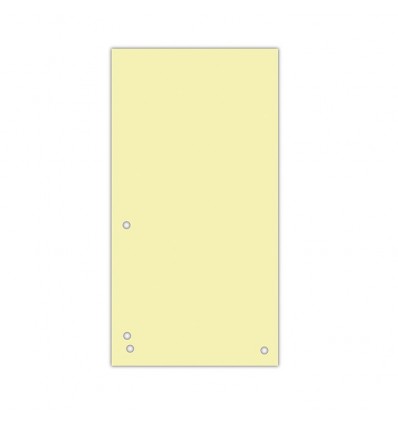 Індекс-розділювач 105х230 мм, 100шт., картон, жовтий