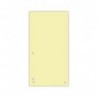 Индекс-разделитель 105х230 мм, 100шт., картон, желтый