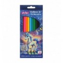 Олівці кольорові UNICORN, тригранний корпус, 12 кольорів