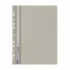 Папка-швидкозшивач з перфорацією, А4, сірий