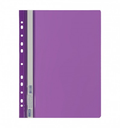 Папка-скоросшиватель с перфорацией, А4, фиолетовый