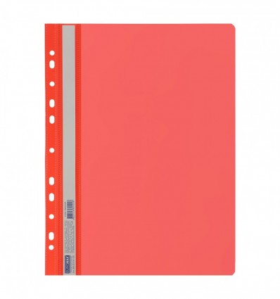 Папка-швидкозшивач з перфорацією, А4, червоний