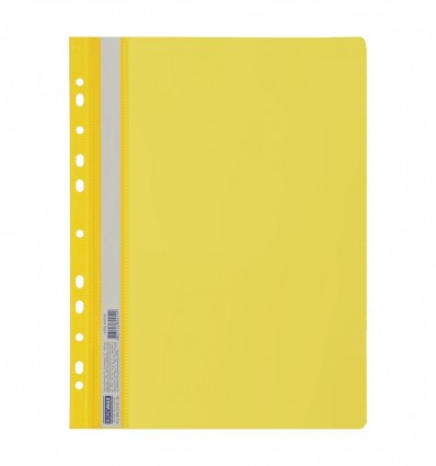 Папка-швидкозшивач з перфорацією. А4, жовтий