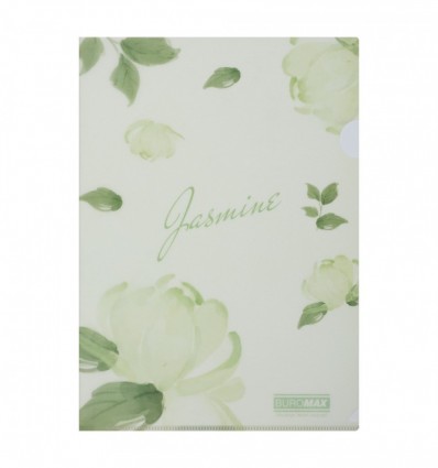 Папка-кутик ARABESKI, А4, непрозорий матовий, пластик, м'ятний