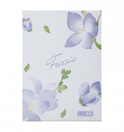 Папка-уголок ARABESKI, А4, непрозрачный матовый, пластик, лиловый