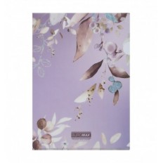 Папка-кутик ARABESKI, А4, непрозорий матовий, пластик, сливовий