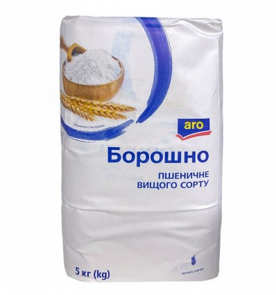 Мука Aro пшеничная высший сорт 5 кг