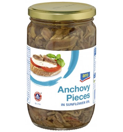 Анчоусы Aro в подсолнечном масле 700г